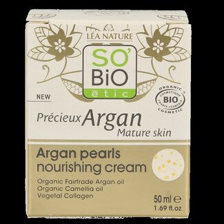 So Bio Etic SO'BiO étic Crème nourrissante Perles d'Argan 50 ml