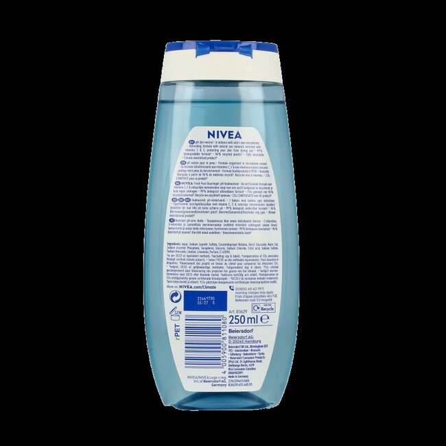 Gel douche Nivea Fresh Pure 250 ml