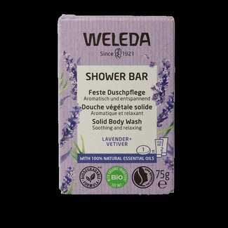 Weleda Weleda Shower bar lavender + vetiver 75 Gram