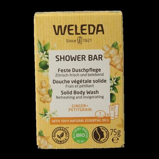 Weleda Weleda Pain de douche gingembre + petit-grain 75 g