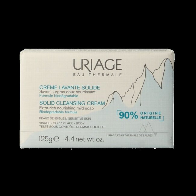 Uriage Thermaal water creme lavante solide 125 Gram