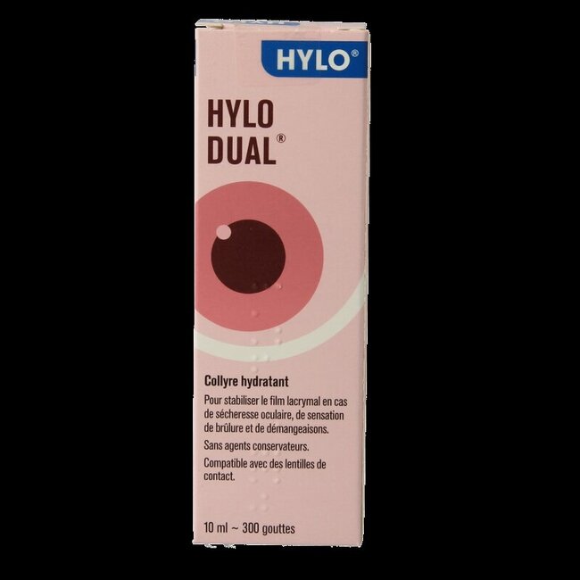 Hylo Dual gouttes oculaires 10 ml