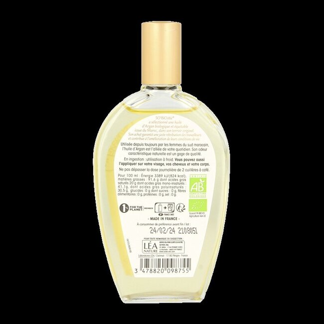 SO'BiO étic Huile d'Argan Pure 50 ml
