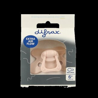 Difrax Fopspeen natural 6+ maanden assorti 1 Stuks