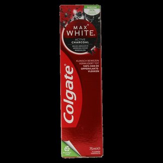 Colgate Colgate Tandpasta max white charcoal 75 Milliliter