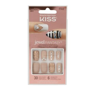 Kiss Kiss Jewel fantasy nails empress  1 Stuks