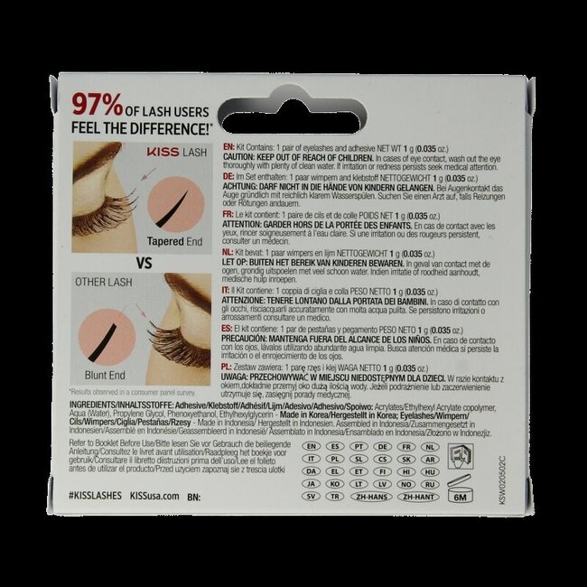 Kiss So Wispy Lash 02 - 1 Set