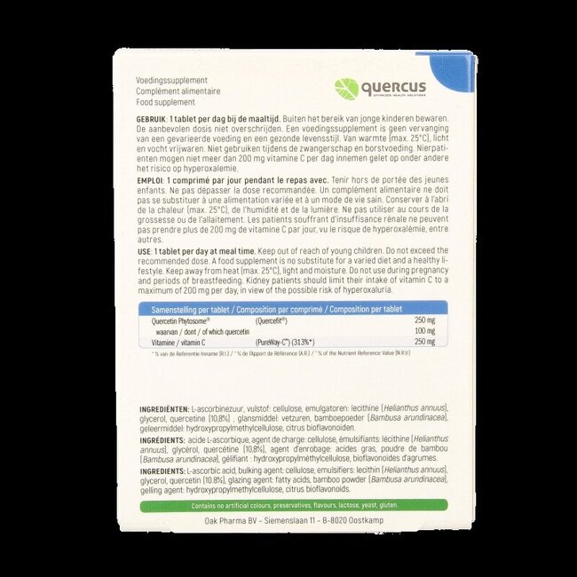 Quercus Quercetin 60 Tabletten