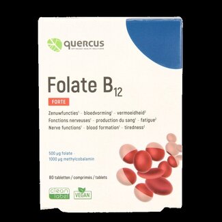 Quercus Quercus Folate B12 80 Tabletten