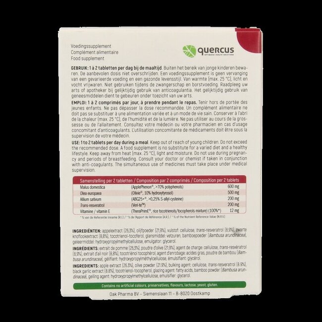 Quercus Cardipure 30 Tabletten