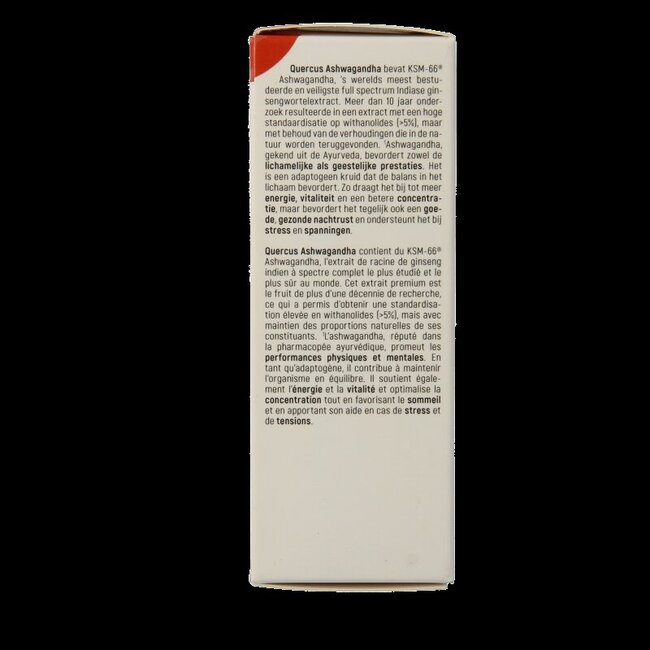 Quercus Ashwagandha bio 60 Comprimés