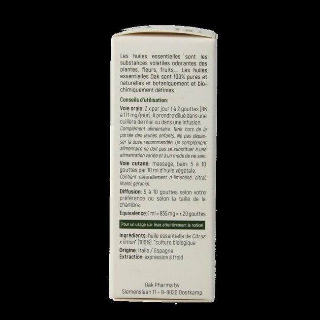 Oak Citron bio 10 ml