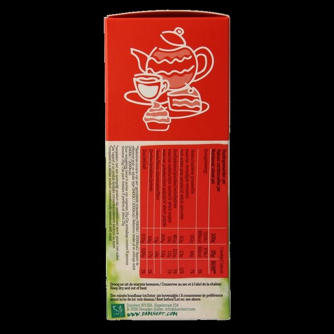 Damhert Biscuits au son teneur réduite en sucre 150 g