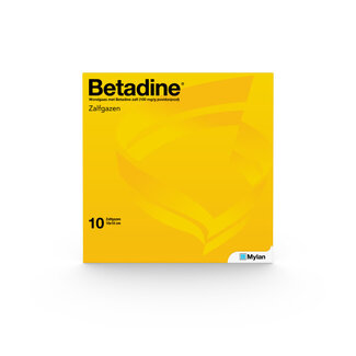 Betadine Betadine Desinfectie zalfgazen 10 Stuks