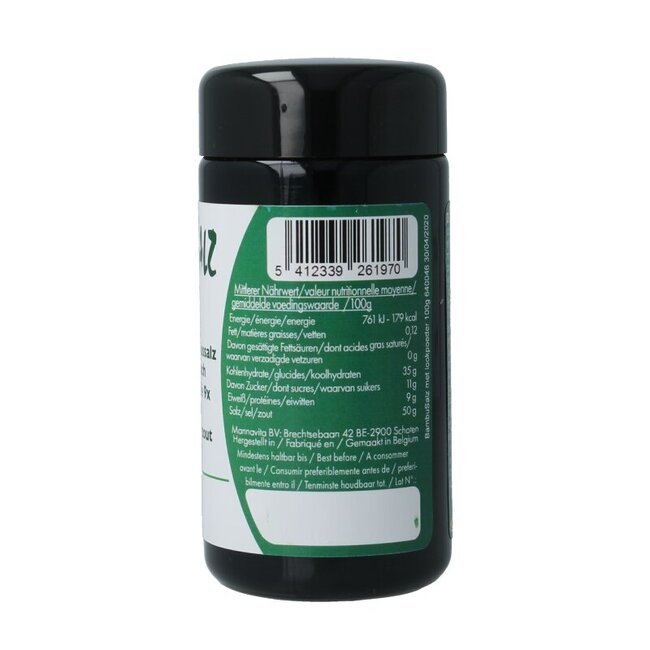 Aman Prana Bambu salz knoflook 100 Gram