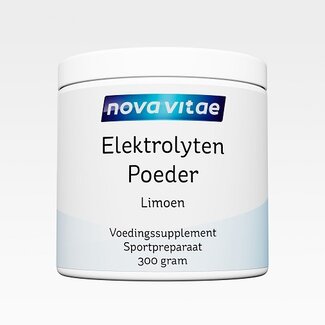 Nova Vitae Nova Vitae Electrolyten poeder limoen 300 Gram