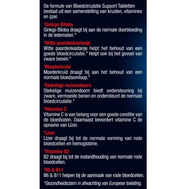 Lucovitaal Soutien de la circulation sanguine 60 comprimés