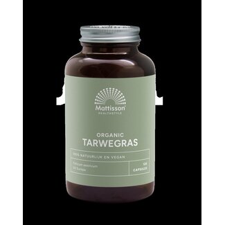 Mattisson Mattisson Organic tarwegras 600mg bio 120 Capsules