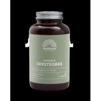 Mattisson Mattisson Organic gerstegras 400mg bio 180 Capsules