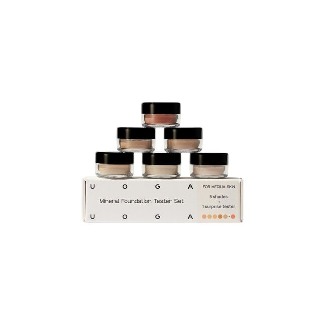 Foundation set medium 5g 1 Tester