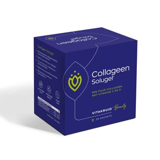 Vitakruid Vitakruid Collageen solugel vit C en D sachet 10 gram 25 Sachets