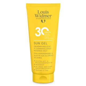 Louis Widmer Sun gel 30 zonder parfum 100 Milliliter