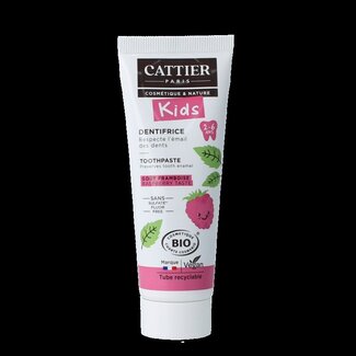 Cattier Cattier Dentifrice framboise 2-6 ans 50 ml