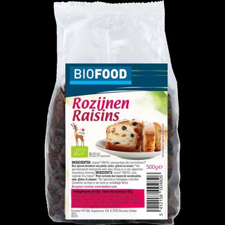Damhert Damhert Rozijnen bio 500 Gram