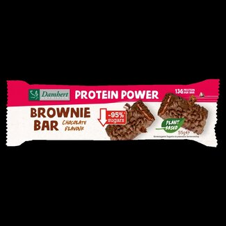 Damhert Barre brownie protéinée Damhert sans gluten 55 g