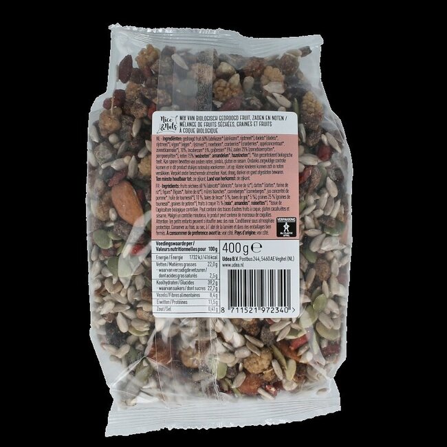 Nice & Nuts Energy mix superfoods bio 400 Gram