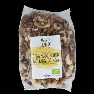 Nice & Nuts Nice & Nuts Gemengde noten bio 400 Gram