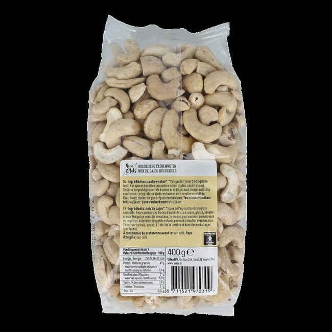 Nice & Nuts Cashewnoten bio 400 Gram