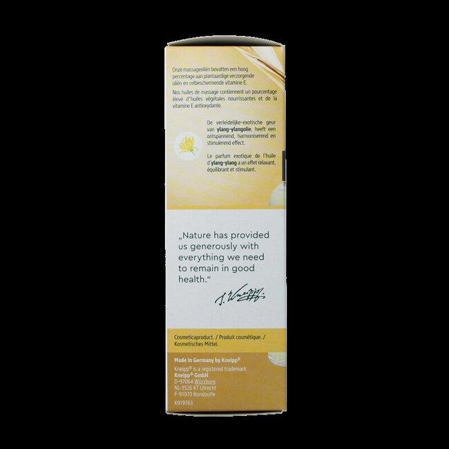 Kneipp Huile de massage ylang-ylang 100 ml