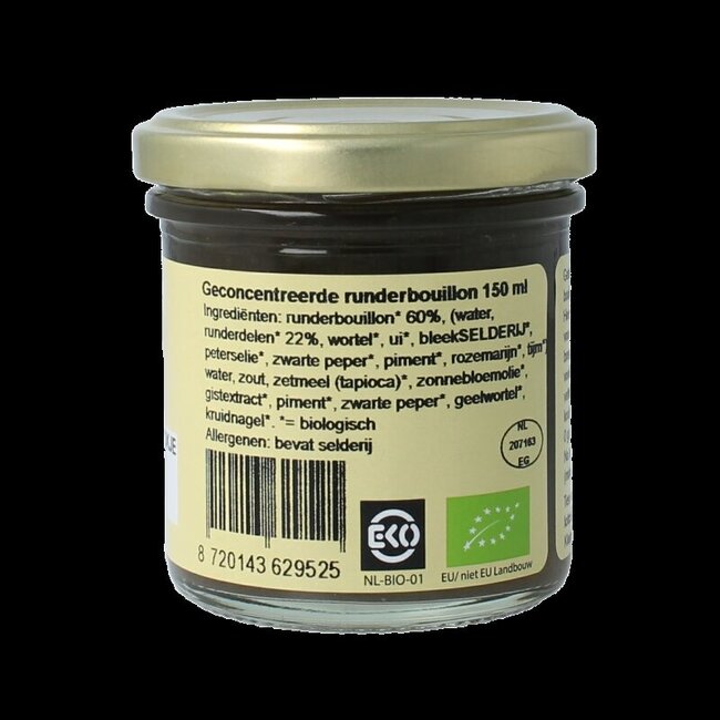 Kleinstesoepfabriek Bouillon de bœuf liquide bio 150 ml