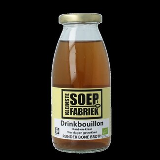 Kleinstesoepfabriek Kleinstesoepfabriek Drinkbouillon rund bio 245 Milliliter