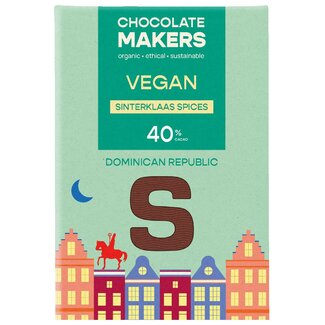 Chocolatemakers Chocolatemakers Sintletter melk vega bio 100 Gram