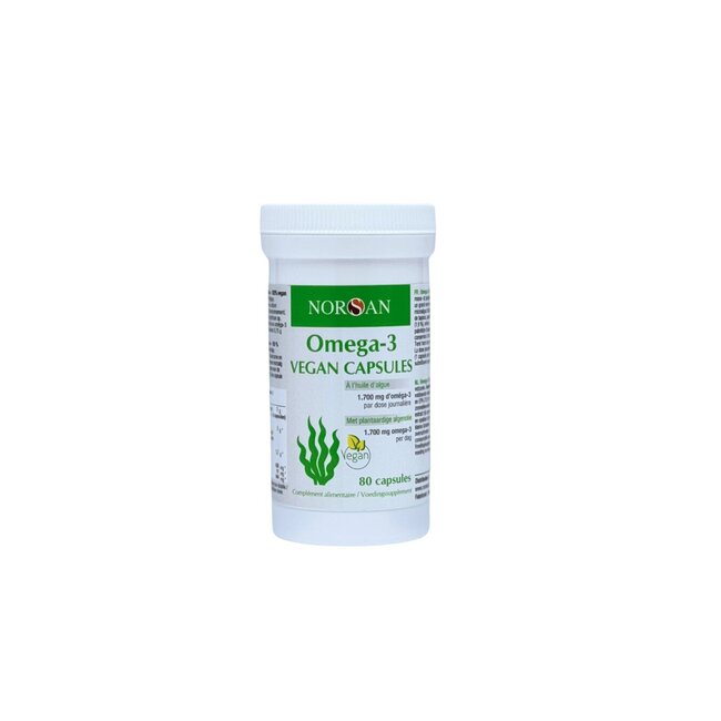 NORSAN Omega-3 vegan 80 Capsules
