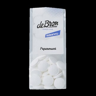 De Bron De Bron Menthe poivrée sans sucre 80 g