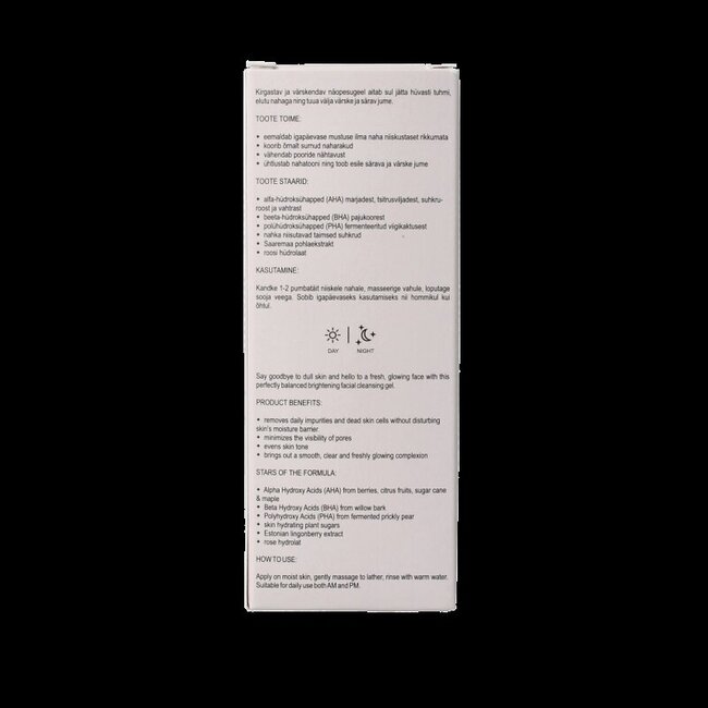 Gel nettoyant éclat Re-boost Joik Organics 100 ml