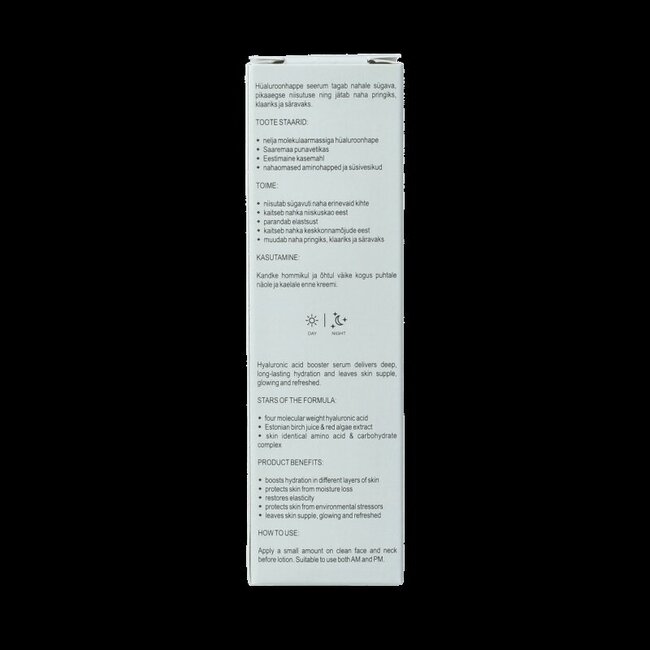 Sérum booster hydratant Joik Organics à l'acide hyaluronique 30 millilitres