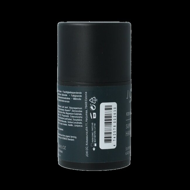 Joik Organics Crème mains super hydratante pour hommes 50 ml