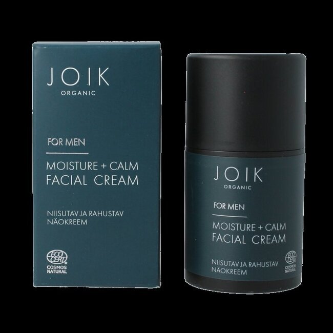 Joik Organics Men crème visage hydratante et apaisante 50 ml