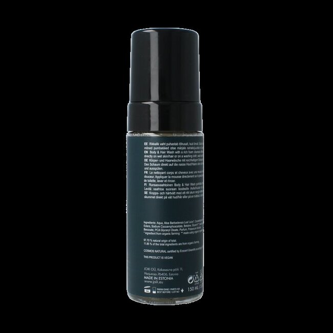 Joik Organics Men body & hair wash 150 Milliliter