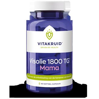 Vitakruid Vitakruid Visolie 1800 TG mama triglyceriden met D3 90 Softgels