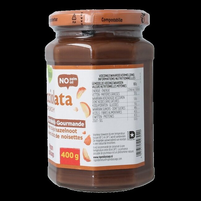 Rigoni Nocciolata Crunchy Bio 400 g