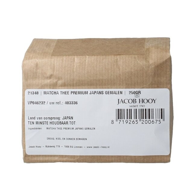 Jacob Hooy Matcha thee Japans gemalen 250 Gram