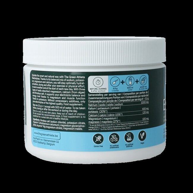 The Green Athlete Electrolytes pur 320 g