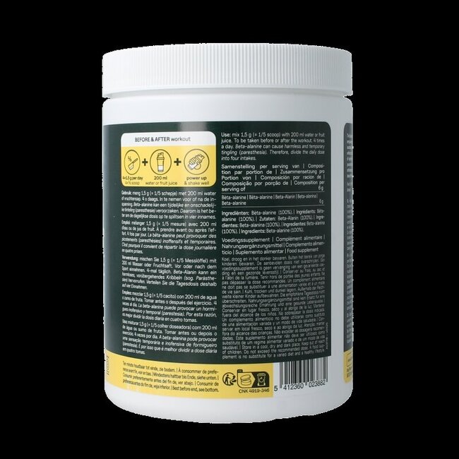The Green Athlete Beta alanine 600 Gram