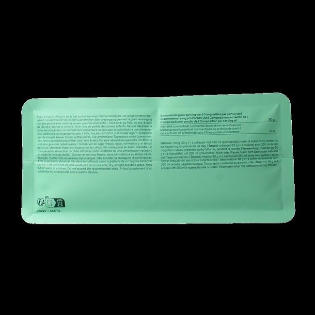 The Green Athlete Concentré de protéines de lactosérum bio non aromatisé 900 Grammes