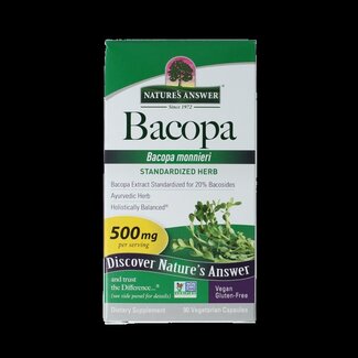 Natures Answer Natures Answer Bacopa 500mg 90 Capsules